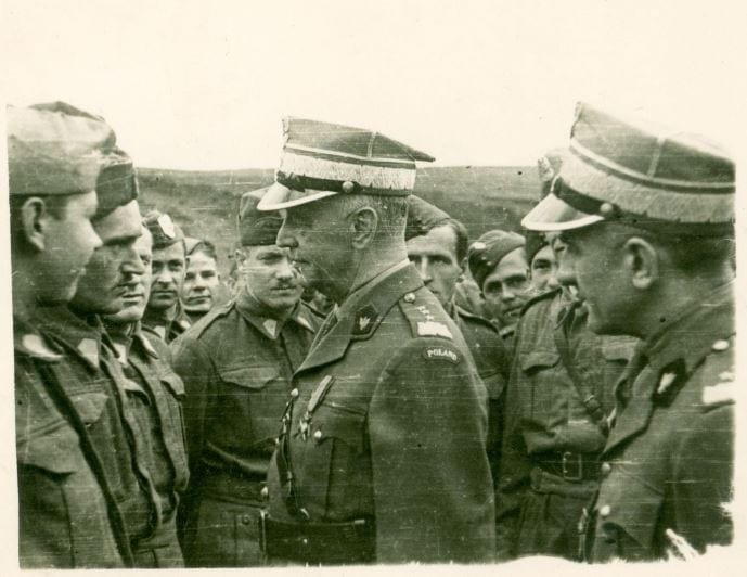 General Sikorski Inspecting Polish Air Squadron