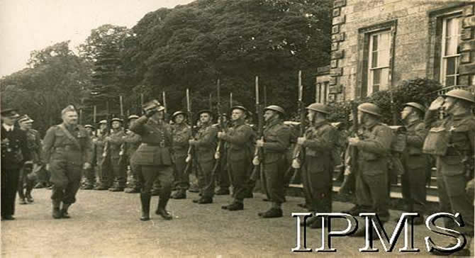 Inspection of the 1st Independent Polish Parachute Brigade At Largo House
