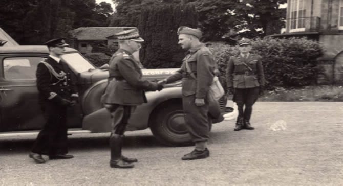 General Sosabowski and General Anders At Largo house 1941